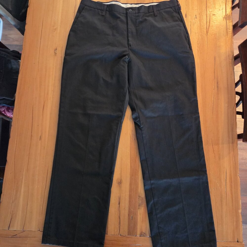 Men's Aramark Black Uniform Work Pants - 38x34